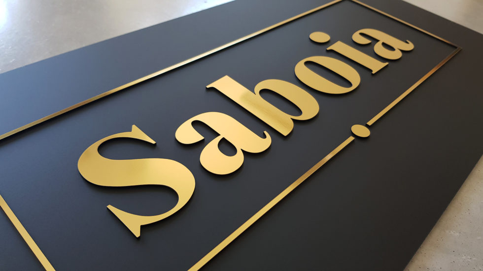 Signalétique extérieure Saboia