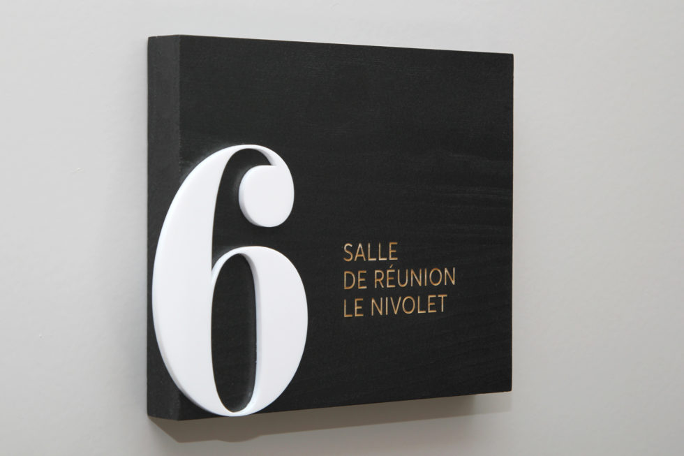 Signalétique salle de réunion