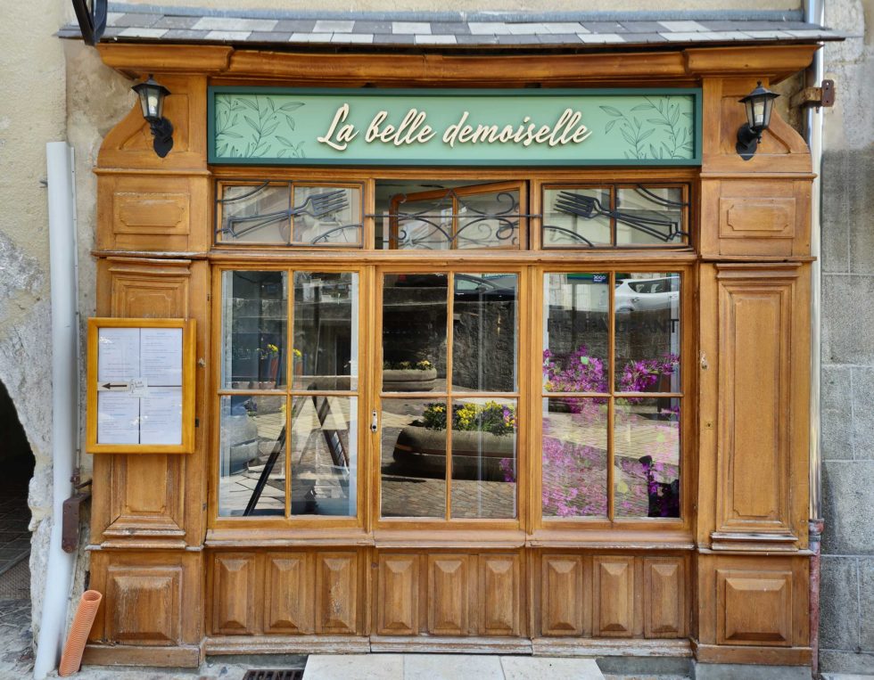 Enseigne Restaurant La Belle Demoiselle